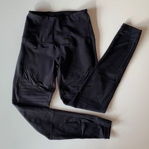 Zella Live In Ankle Moto Leggings Black Sz. XS